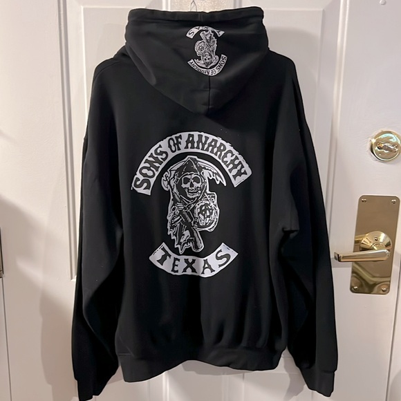 ESY SURF COMPANY Other - ESY 💀 SONS OF ANARCHY BLACK HOODED SWEATSHIRT Men’s XL